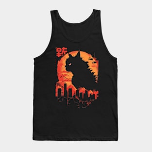 Catzilla Cat Meow Tropolis Marvels Unraveled Tank Top